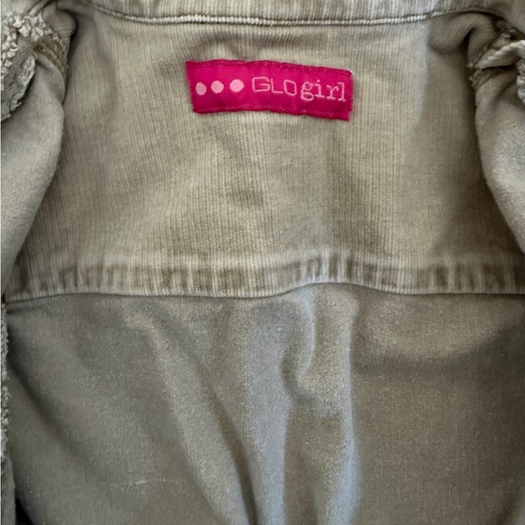 Light Beige Kids Jacket with Tan Pocket Accents - Picture 6 of 7